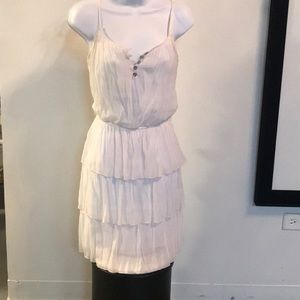 Spaghetti strap white dresss